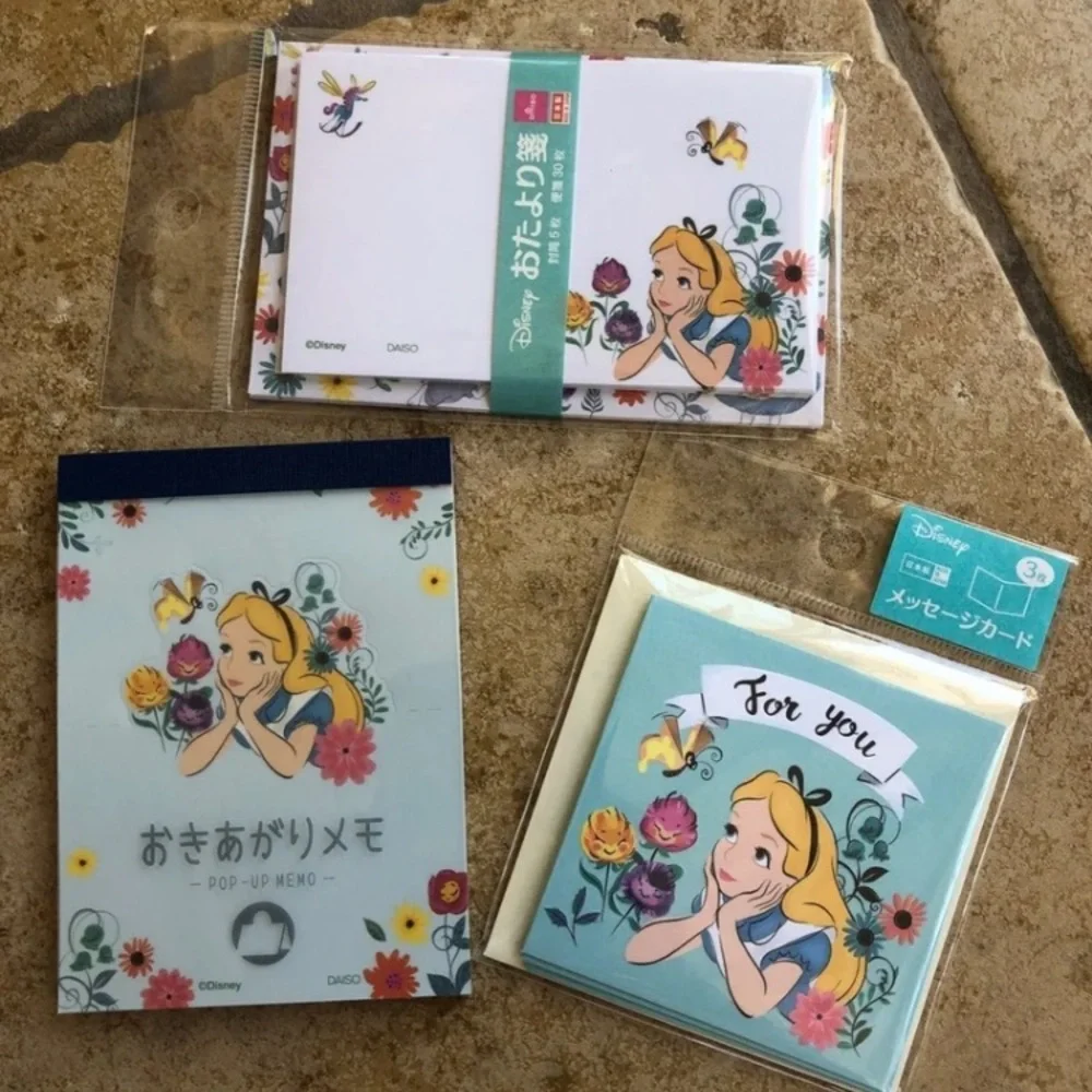 NEW Disney Alice in Wonderland Stationary